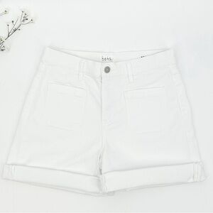 Nicole Miller New York Nomad Super High Rise White Shorts Size 4